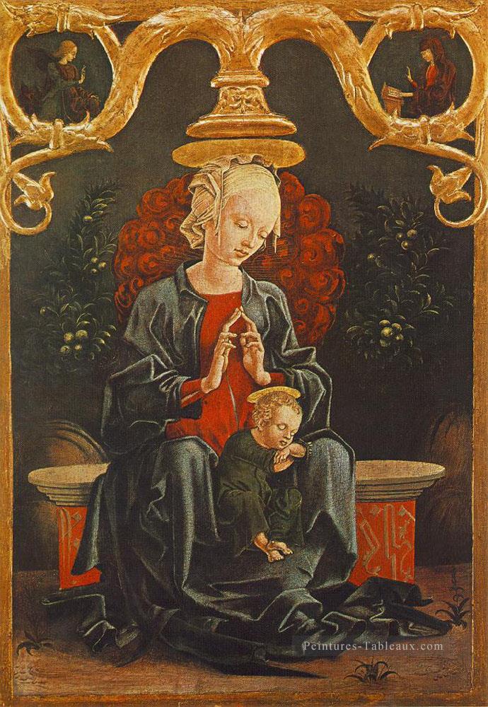 Vierge à l’Enfant Dans Un Jardin Cosme Tura Peintures à l'huile
